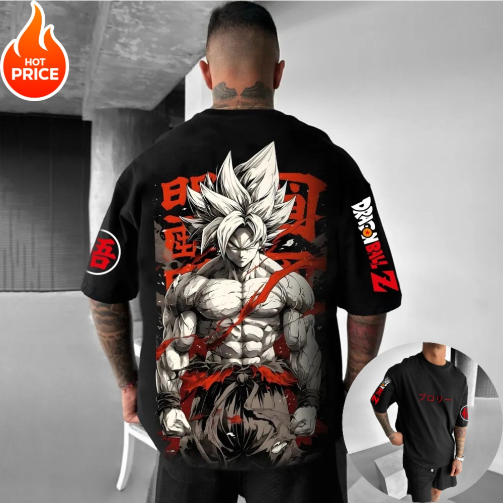 Tee Ball Set - Camiseta Unissex Saiyan Son Goku Anime