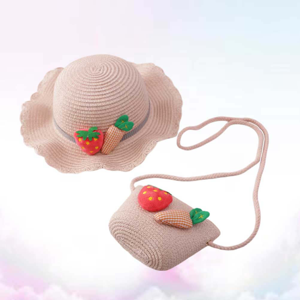 Kids Outdoor Play - 1 Conjunto de Chapéu de Palha