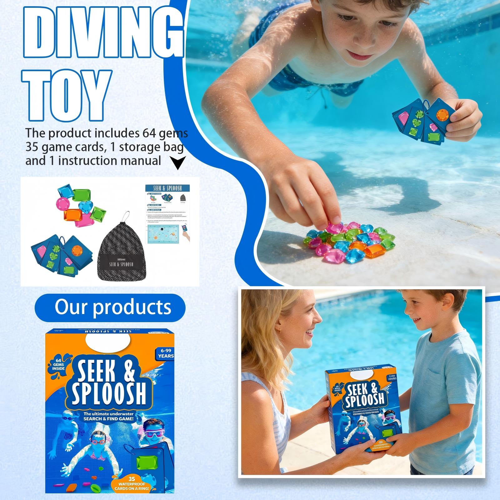 Kids Outdoor Learning Activities - Conjunto de 1/2/3/5 Brinquedos de Mergulho