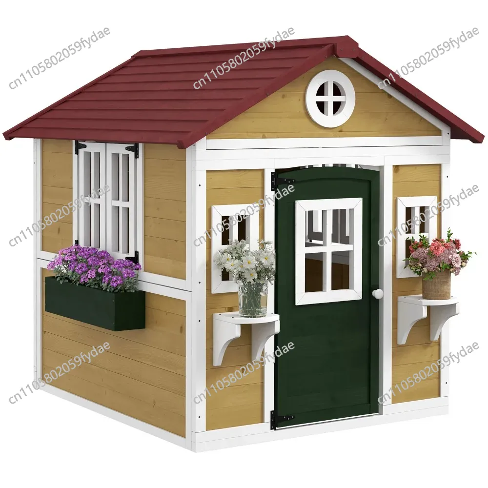 Kids Outdoor Playhouse - Casinha de Brinquedo para Crianças ao