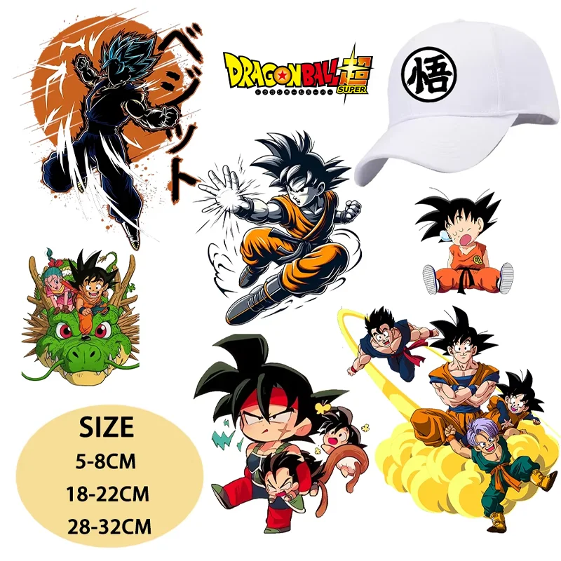 Tee Ball Set - Adesivos de Transferência Térmica Dragon Ball