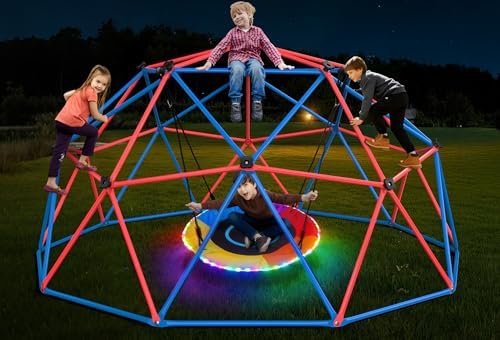 Kids Outdoor Jungle Gym - Conjunto de Balanço Clim Dome com
