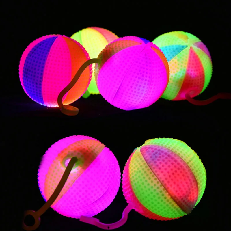 Kids Outdoor Easter Gifts - 12 pçs luz piscando tocando salto