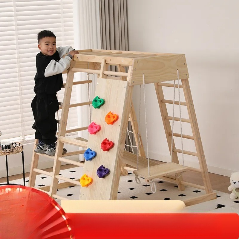 Kids Outdoor Jungle Gym - JMZ Estrutura de Escalada e Escorregador