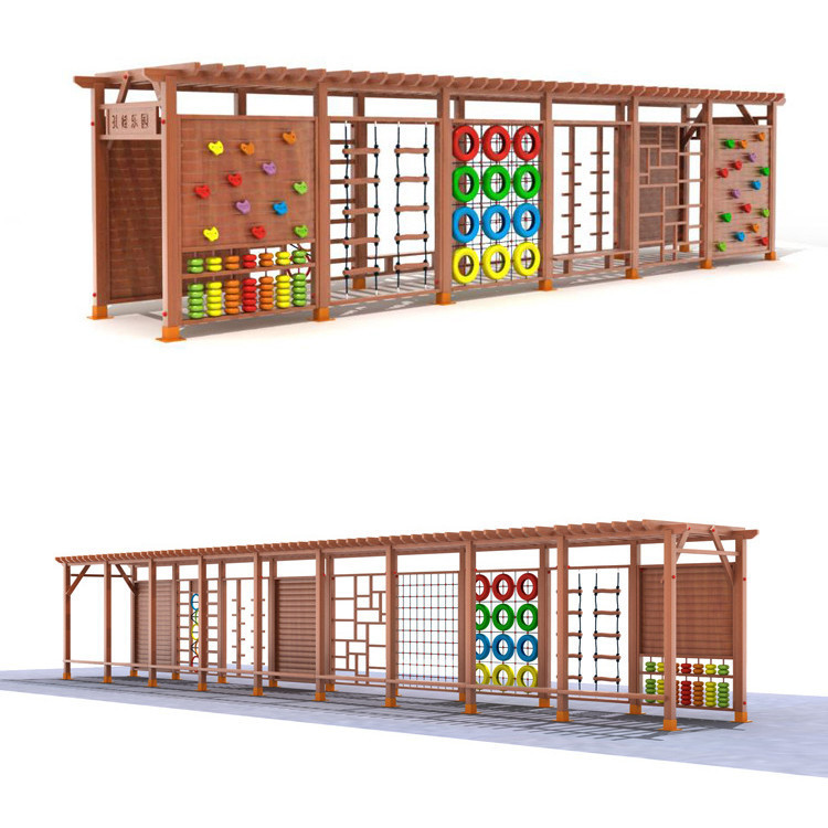 Kids Outdoor Jungle Gym - Estrutura de Escalada ao Ar Livre