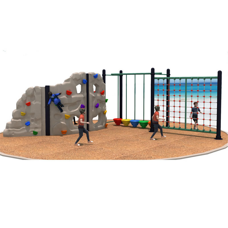 Kids Outdoor Jungle Gym - Parede de Escalada Infantil de Plástico