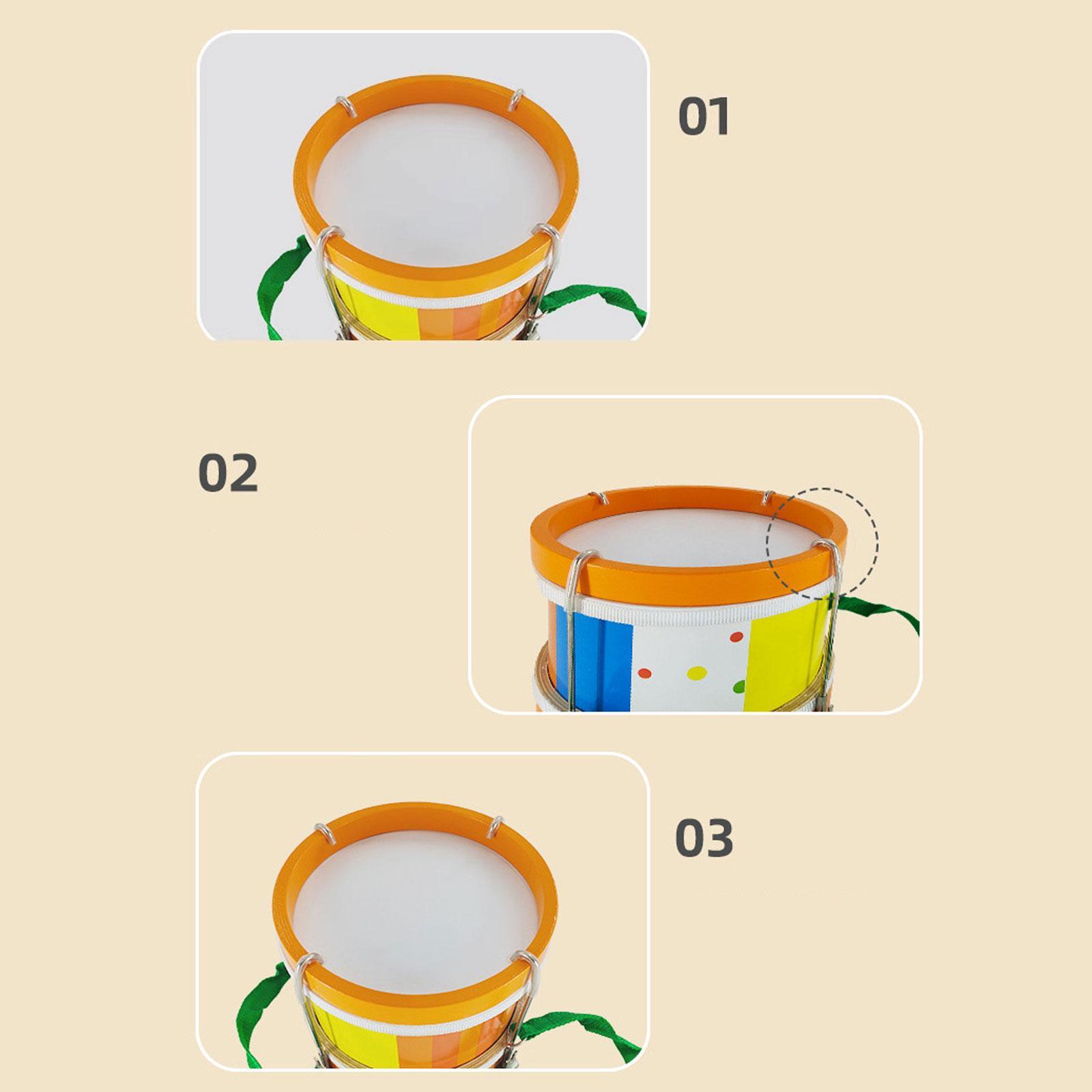 Kids Outdoor Learning Activities - Tambor de mão para aprendizagem, 7.87