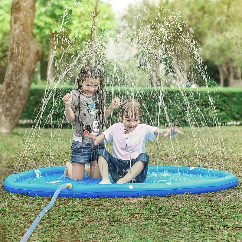 Kids Outdoor Clubhouse - Tapete de Água Inflável para Crianças