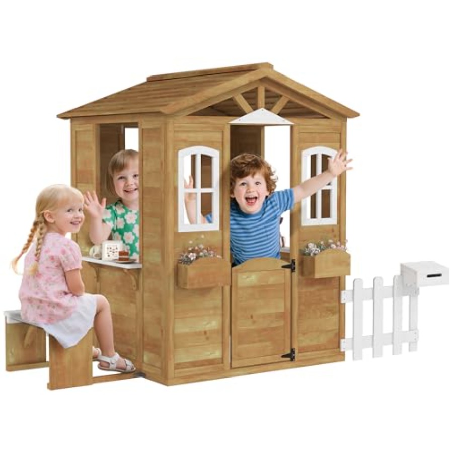 Kids Outdoor Playhouse - Casa de brincar ao ar livre