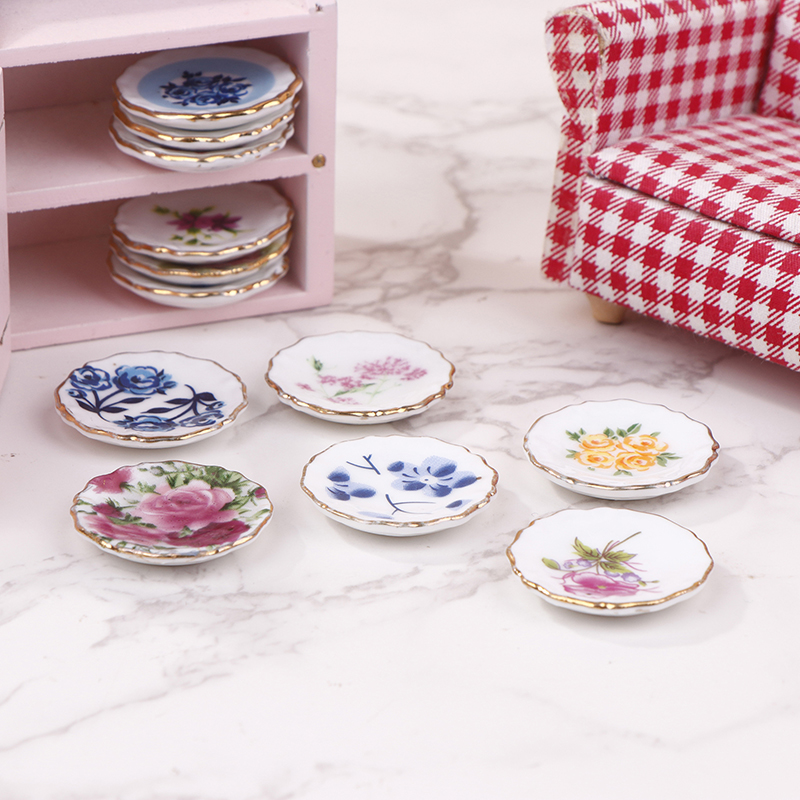 Dollhouse Miniature Ceramic Pr - Kids Outdoor Kitchen Accessories avaliação e preço