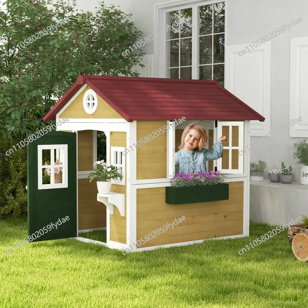 Casinha de Brinquedo para Cria - Kids Outdoor Playhouse avaliação e preço