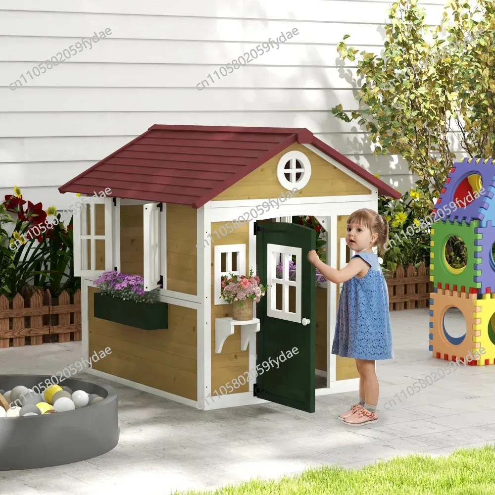 Casinha de Brinquedo para Cria - Kids Outdoor Playhouse avaliação e preço