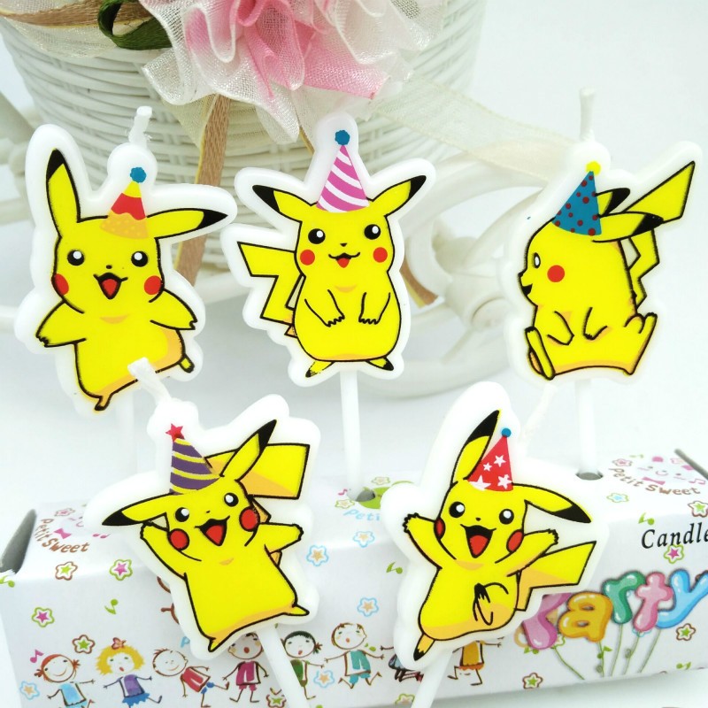 5 pçs/lote pokemon bolo de ani - Kids Outdoor Kitchen Accessories avaliação e preço