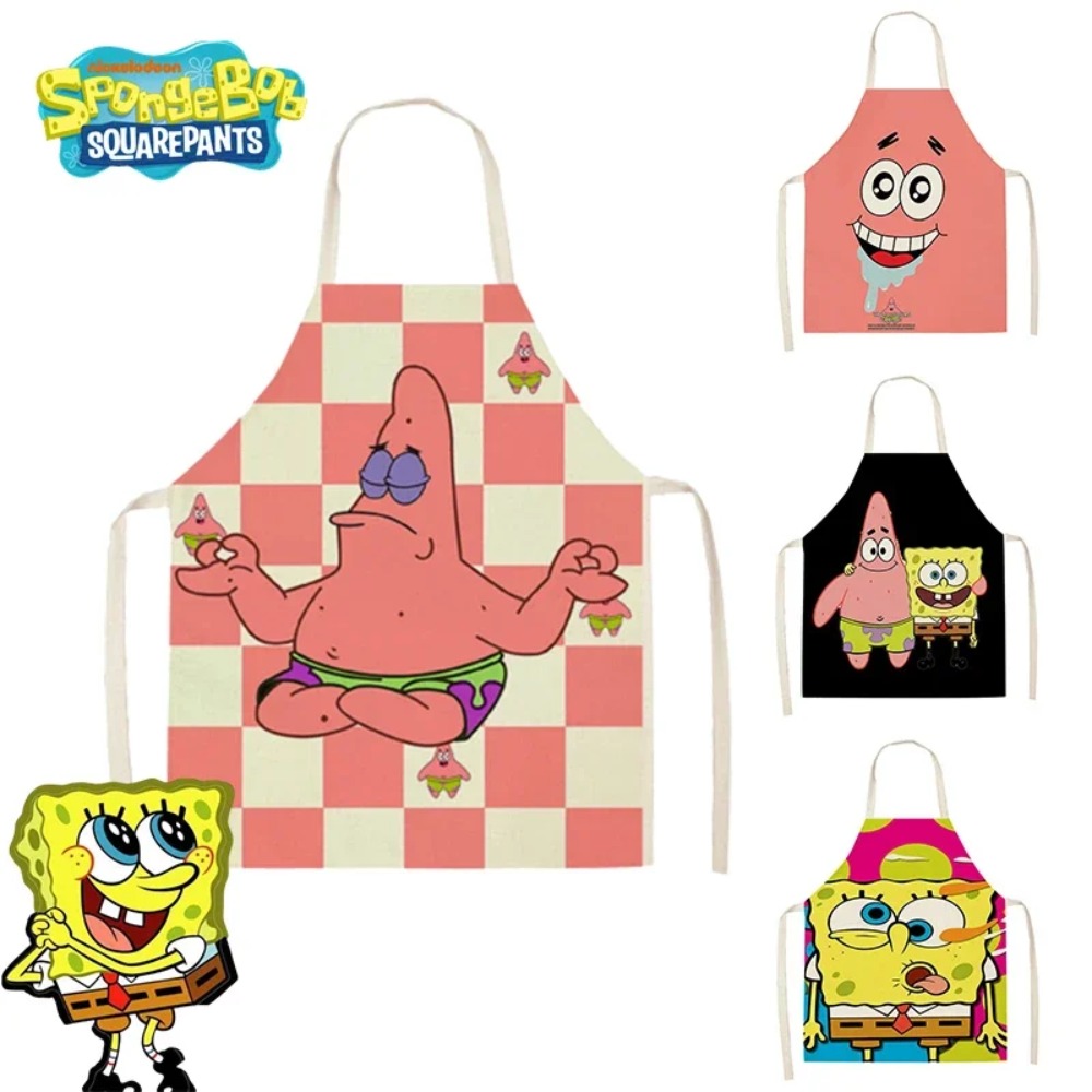 Aventais de Cozinha do SpongeB - Kids Outdoor Kitchen Accessories avaliação e preço