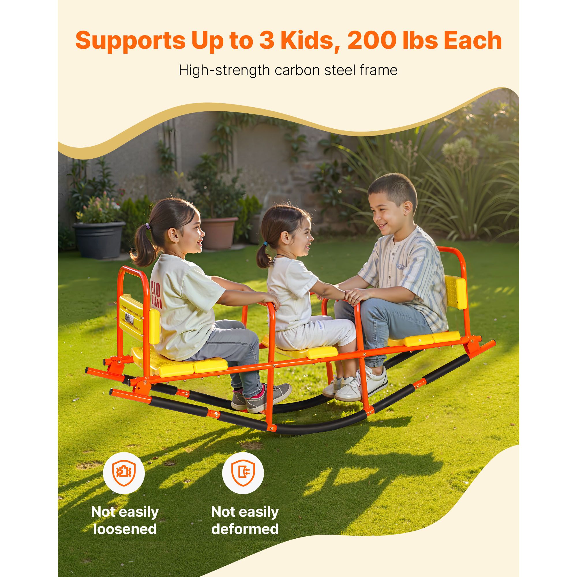 Gangorra Infantil, Capacidade  - Kids Outdoor Lawn Equipment avaliação e preço