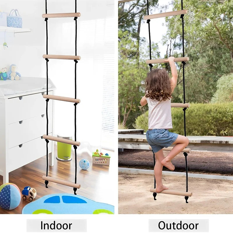 Crianças escalada corda escada - Kids Outdoor Clubhouse avaliação e preço