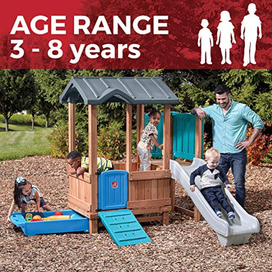 Woodland Adventure Playhouse & - Kids Outdoor Playhouse avaliação e preço