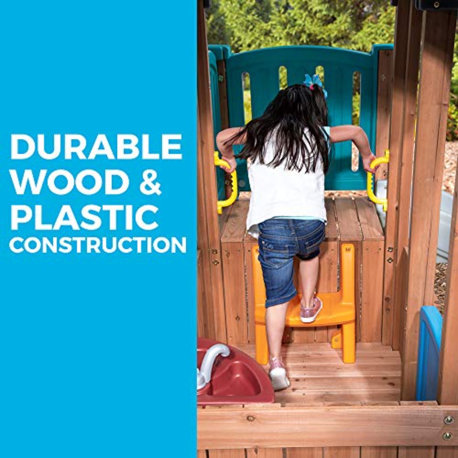 Woodland Adventure Playhouse & - Kids Outdoor Playhouse avaliação e preço