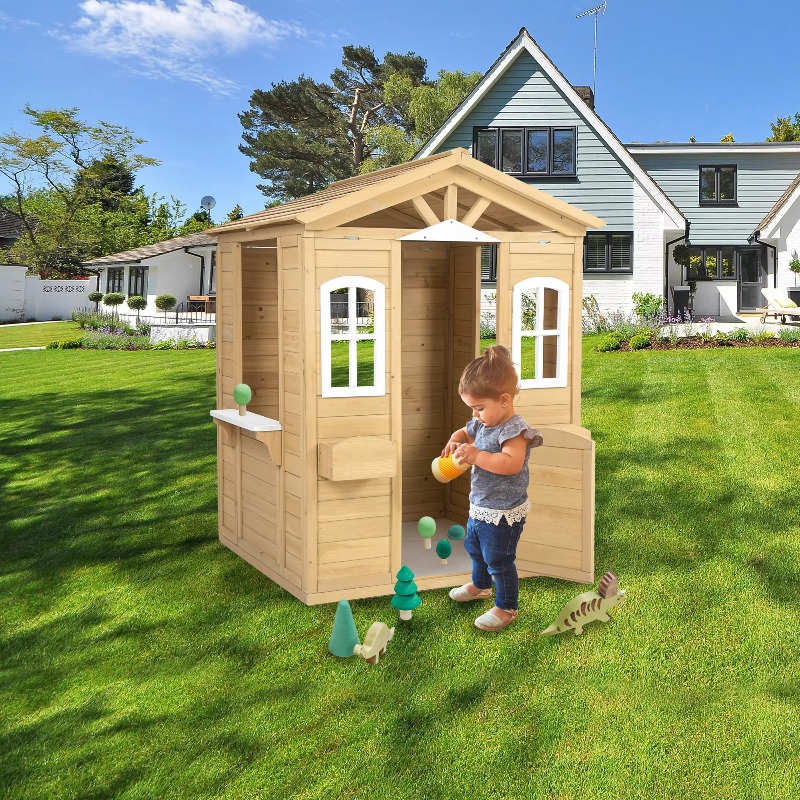 Casa de Brinquedo Clássica Mod - Kids Outdoor Playhouse avaliação e preço