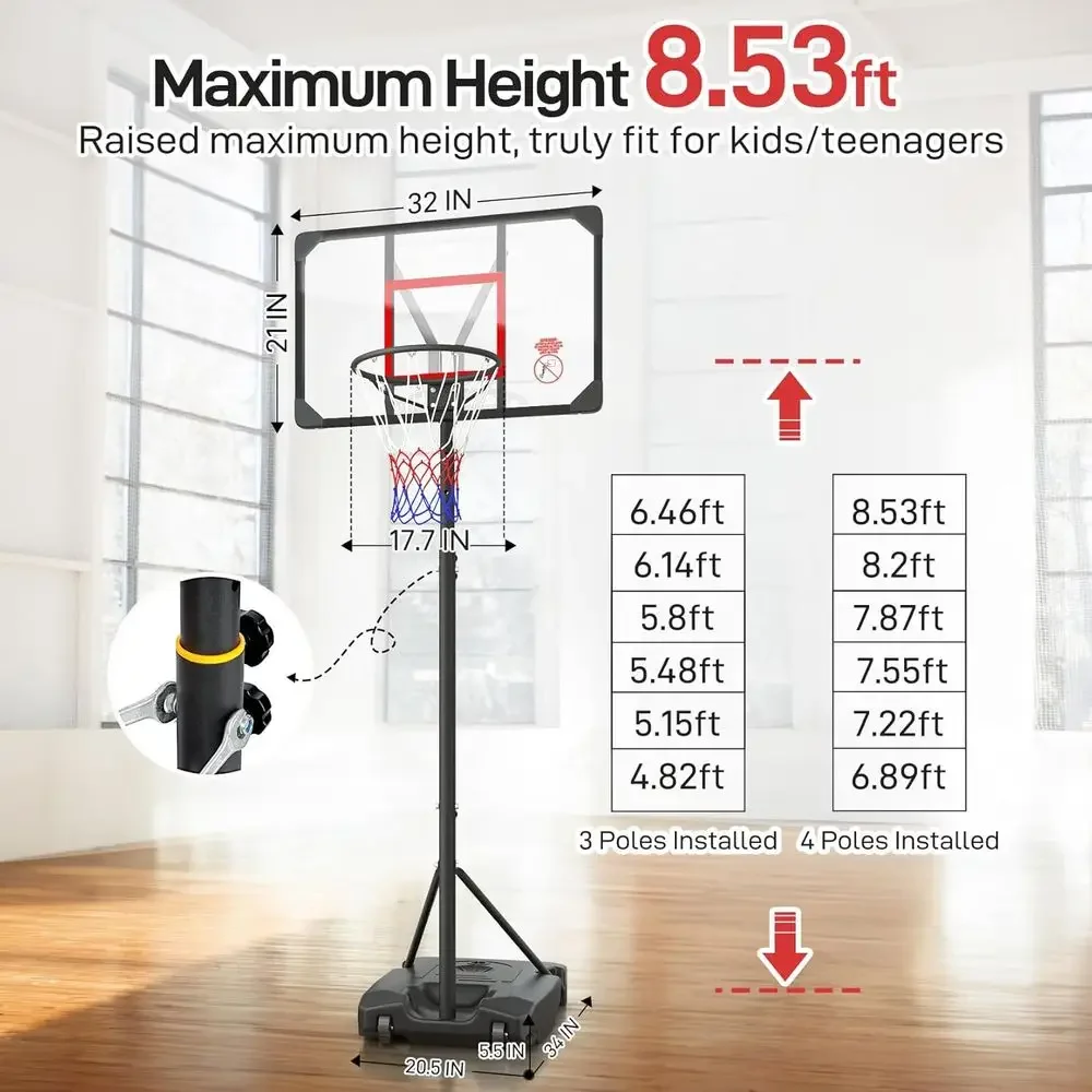 Aro de Basquete Portátil com A - Kids Outdoor Play avaliação e preço